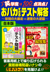 笑撃度は100点満点！おバカすぎるテスト解答～珍問の大暴走vs迷答の大逆襲～