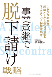 事業承継で脱・下請け戦略 ――1939年創業刺繍メーカー三代目社長のマーケティング&経営思考